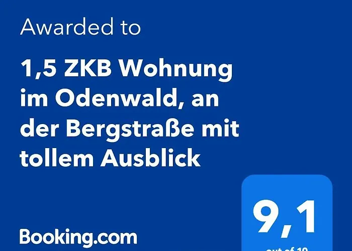 1,5 Zkb Im Odenwald, An Der Bergstrasse Mit Tollem Ausblick Daire *